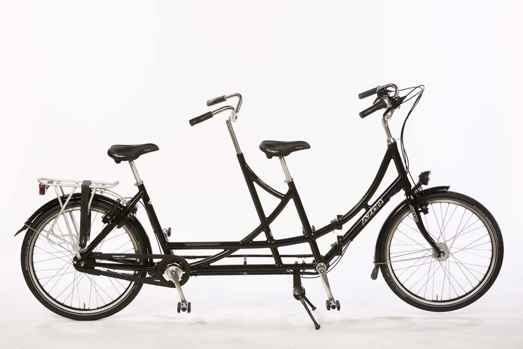 Azor Vouwtandem Licht Op Fietsdrager