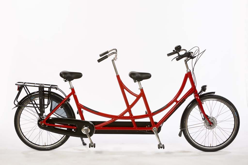 Azor Tandem Lang Verhuur RVS Kettingkast