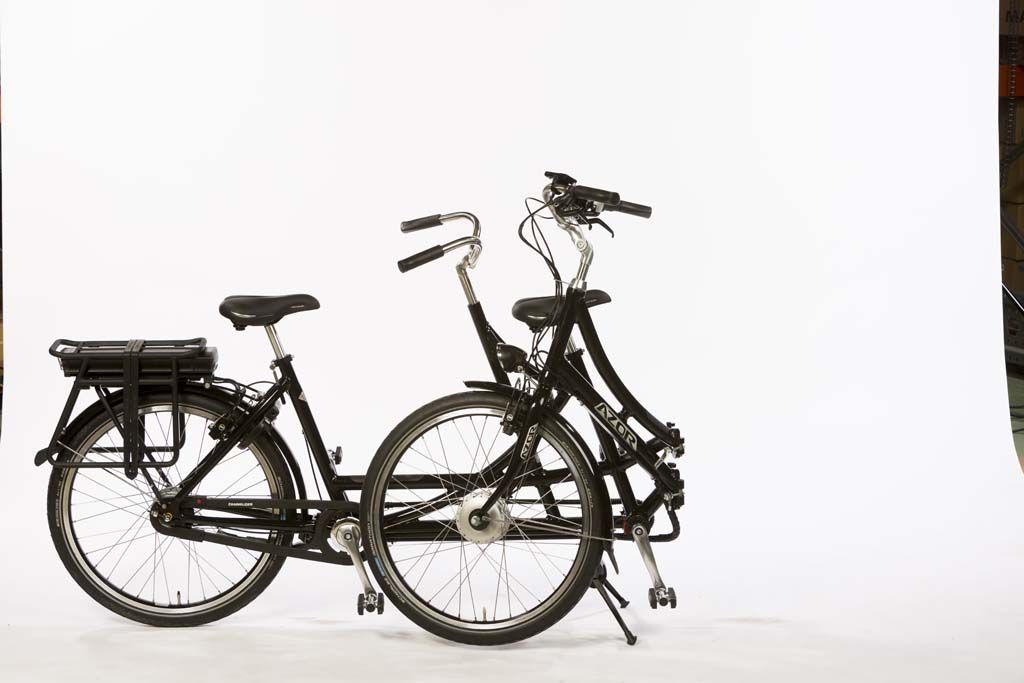 Azor Vouwtandem Electrisch Opgevouwen